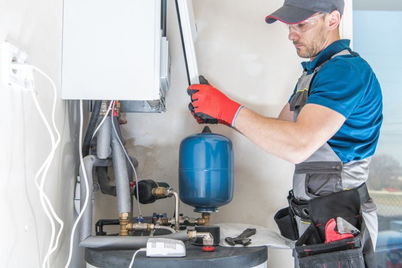 Technicians Installing Heating Systems